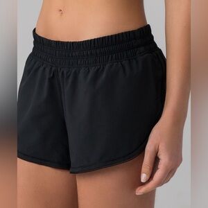 Lululemon Athletica Seek the Heat Black Shorts